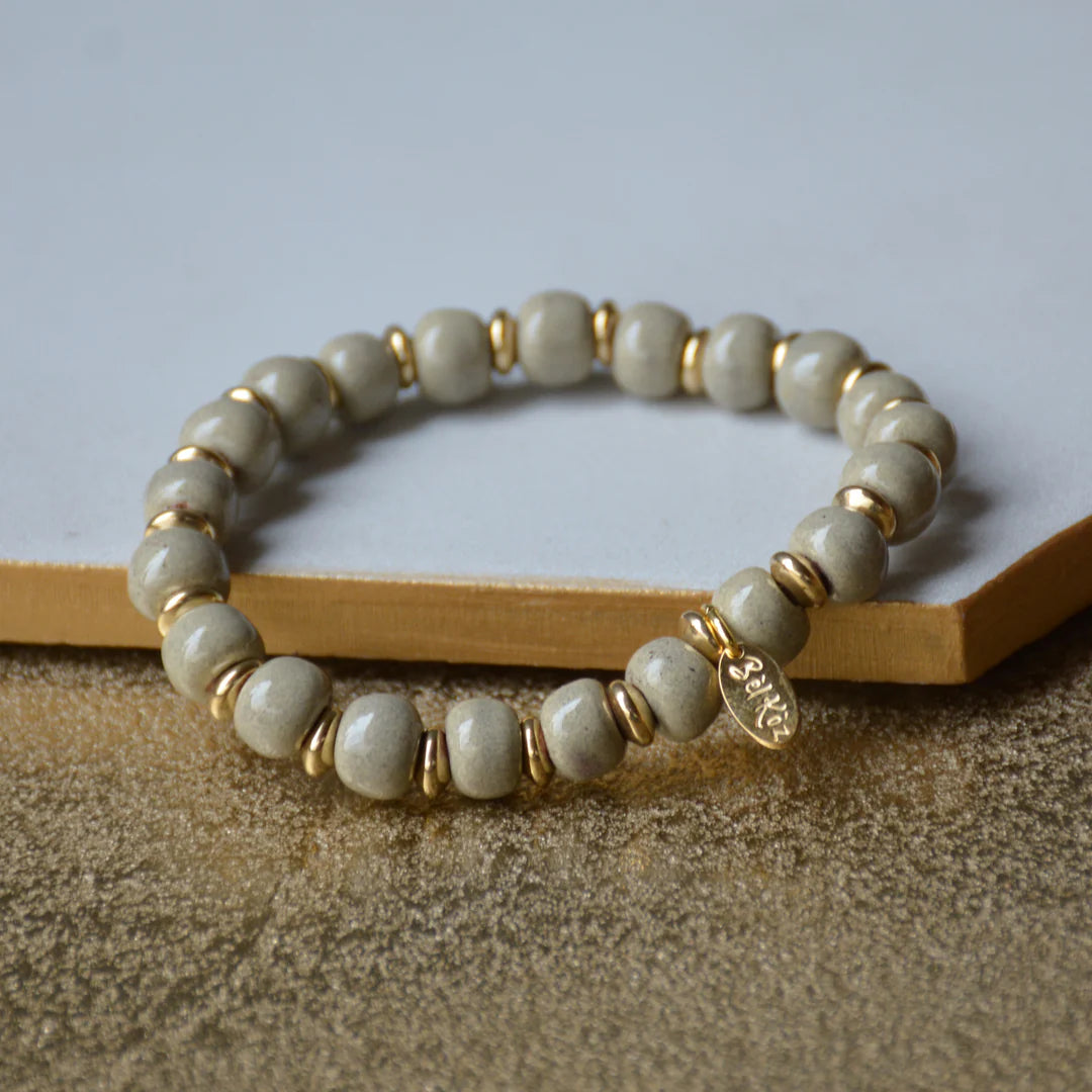 Oregano Clay Bead Bracelet