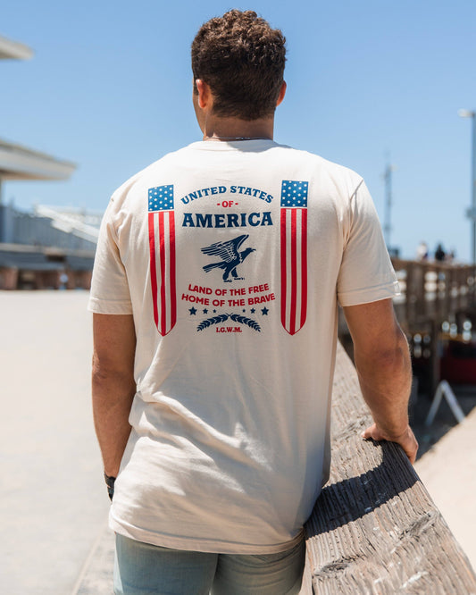 America Men's Graphic T-Shirt