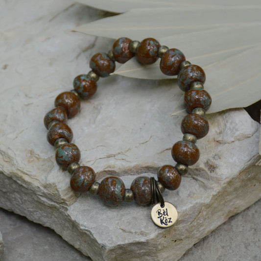 Broken and Beautiful Sea Green Bracelet